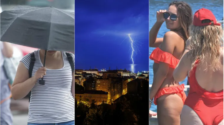 Stiže velika promjena i pad temperature, pljuskova i grmljavine bit će posvuda - samo ne u isto vrijeme