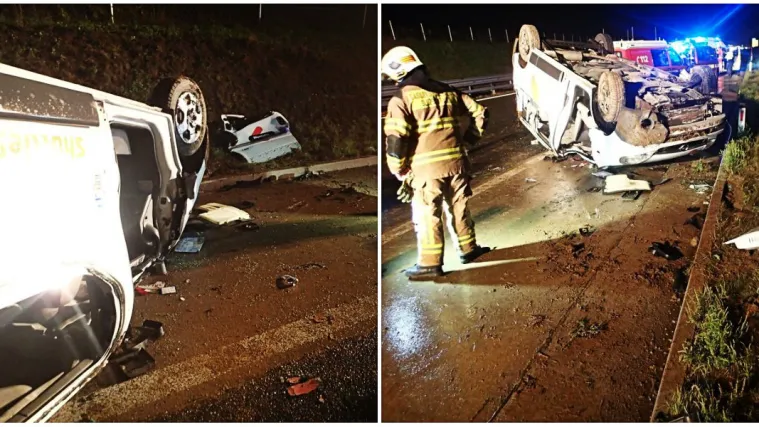 U Sloveniji smrtno stradao Hrvat: Prevrnuo se kombi u kojem je prevozio 8 Nijemaca