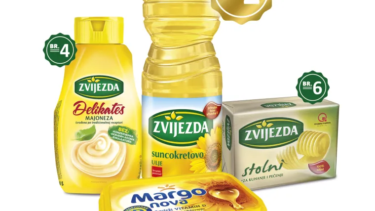Zvijezda suncokretovo ulje i dalje najsnažniji brand u Hrvatskoj