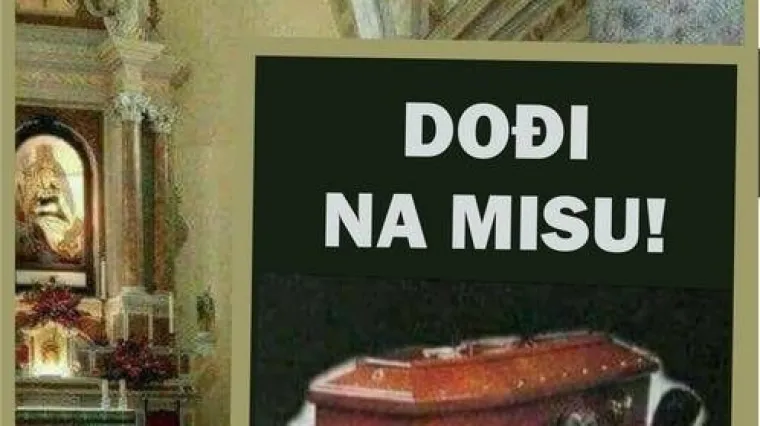 Crnim humorom navući ljude na misu - da ili ne?