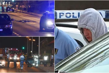 Kamere na zgradi Ravnateljstva policije snimile utrku Kameničkog i nepoznatog vozila?