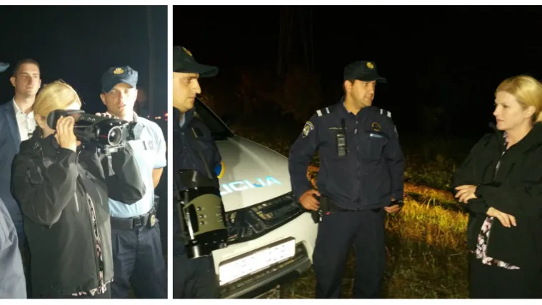 Predsjednica u noćnom posjetu granici: Pregledala teren termovizijskom kamerom, a napali su je i str&scaron;ljeni