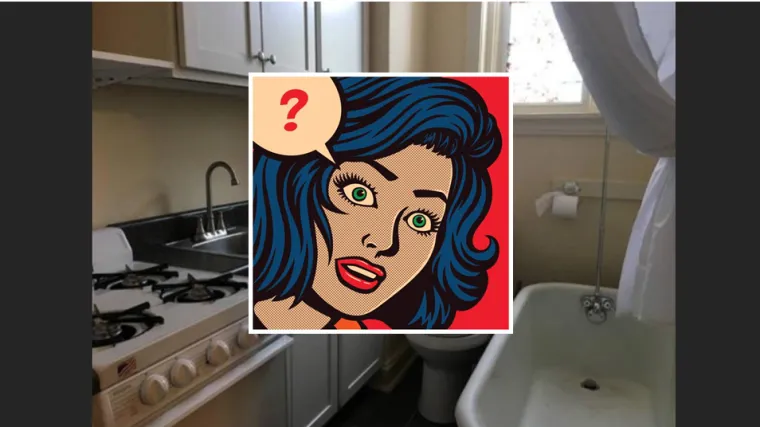 U ovom stanu možete obaviti veliku nuždu i usput paziti da ručak ne zagori: Stvarno, tri soma za kuhinju i kupaonu u istoj prostoriji?