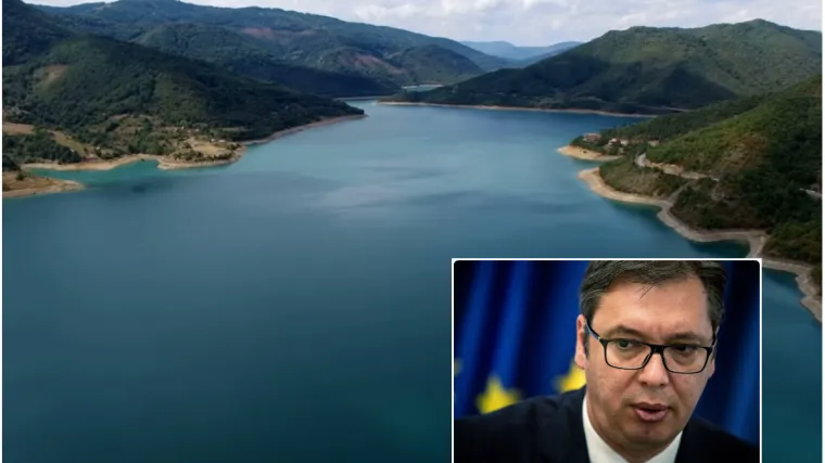 Ključna točka posjeta su Gazivode, glavni adut kojim Beograd drži u &scaron;aci Pri&scaron;tinu