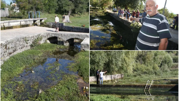 Nakon sinoćnjeg potresa rijeka Vrljika počela dramatično opadati, stanovnici u panici