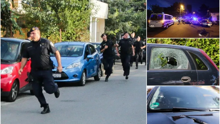 Napadači su se dovezli u Porscheu, izašli iz vozila i tada je počeo kaos