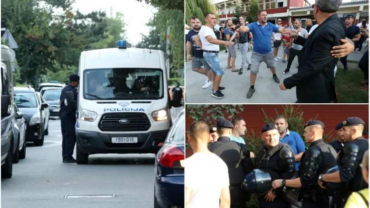 U kvart opet stigao Bandić, Pavle Kalinić se sukobio s prosvjednikom