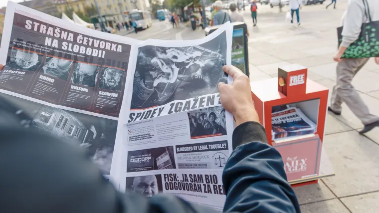 Daily Bugle na&scaron;ao se na ulicama Zagreba