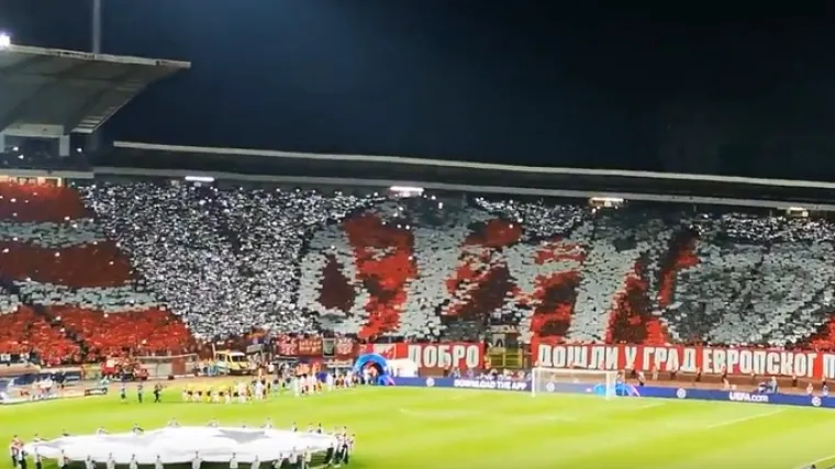 Napoli nije mogao do gola u paklu beogradskog stadiona. Ovako je to izgledalo