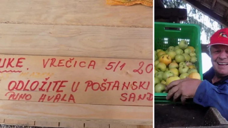 Vrlo zanimljivo: U Međimurju samoposluživanje i samoplaćanje jabuka!