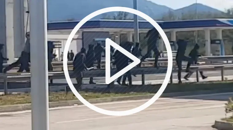 Torcida se dala u bijeg pod navalom BBB-a: Procurile snimke navijačkih sukoba na autocesti