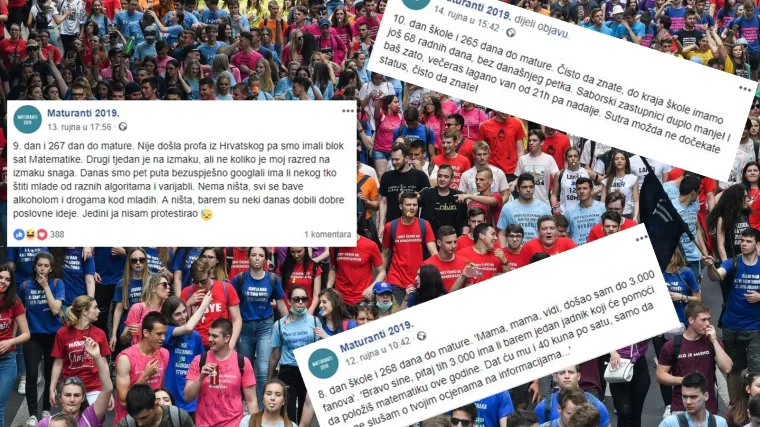 Duhoviti maturanti odbrojavaju do zavr&scaron;etka &scaron;kole: '19. je dan, jedan frend se prvi put pojavio na satu'