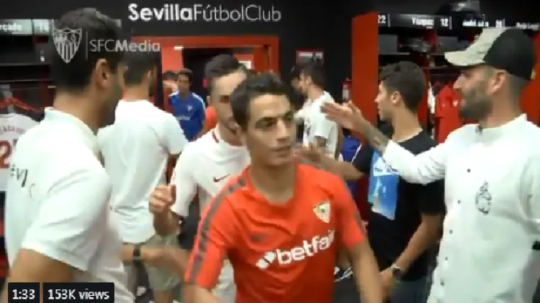 Ovako je izgledala svlačionica Seville nakon što su njeni igrači pregazili Modrićev Real