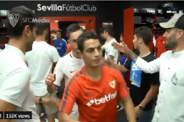 Ovako je izgledala svlačionica Seville nakon što su njeni igrači pregazili Modrićev Real