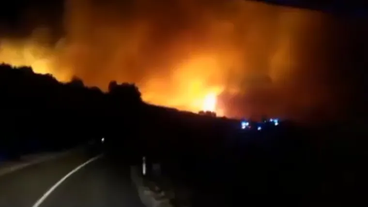 Ponovno se razbuktao požar kod Orebića; 'Bio je to pravi vulkan'