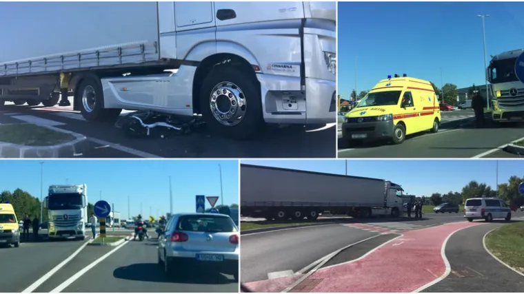 Sudarili se kamion i maloljetna biciklistica: Stradala osoba hitno prevezena u bolnicu