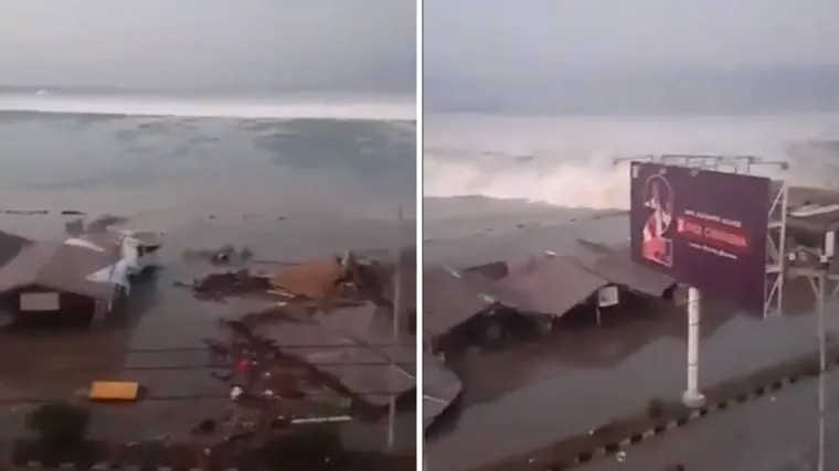 Nakon snažnog potresa divovski val potopio grad: 'Ljudi trče po ulicama, sru&scaron;ile su se zgrade'