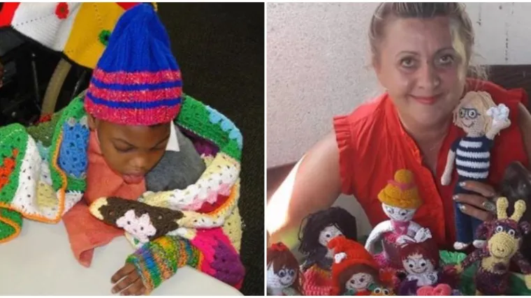 Božica izrađuje pletene lutke za bolesnu djecu u Africi: 'Malo im za sreću treba'