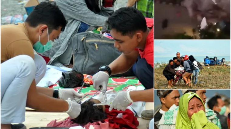 U potresu i tsunamiju katastrofalnih razmjera poginule 384 osobe; 'Ljude su ubijali dijelovi kuća'