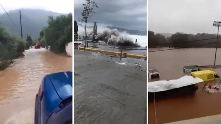 Kaos u Grčkoj: Troje nestalih, stotine zarobljenih u autima i kućama...