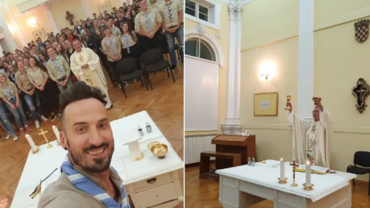 Održali misu u gimnaziji i okinuli 'selfie' s oltara: Vjeroučiteljev potez razbjesnio mnoge