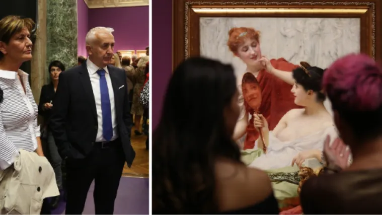 Prvo pojavljivanje nakon izlaska iz Vlade: Martina Dalić sa suprugom posjetila izložbu