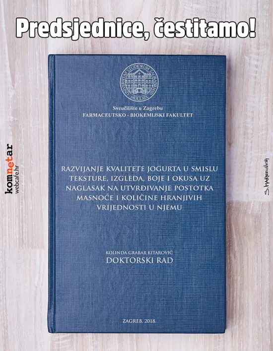 Doktorska tema prve studentice