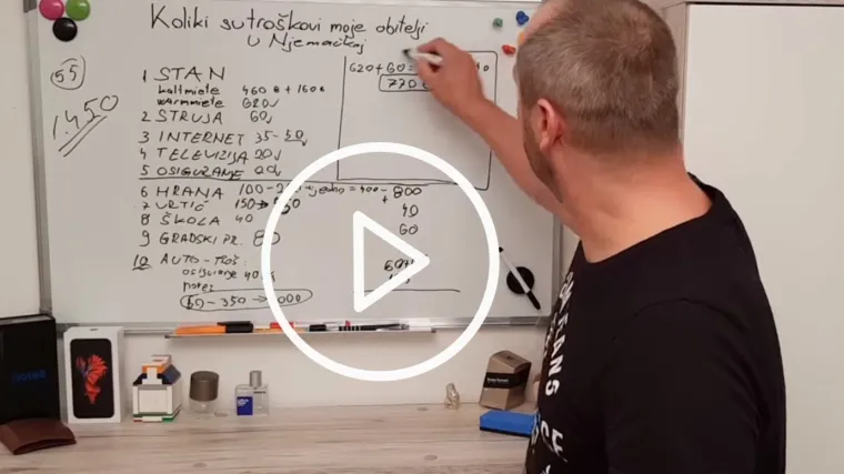 Koliki su mjesečni tro&scaron;kovi obitelji u Njemačkoj? Jedan Hrvat dao je odgovor na to