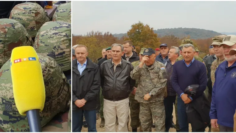 Gotovina i Markač u Slunju na završnici vježbe Velebit 18: 'Hrvati mogu biti sigurni jer ih brani naša vojska'