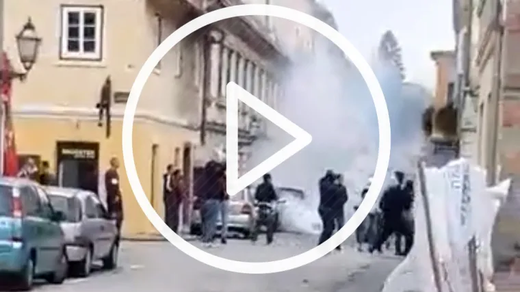 Nova &scaron;okantna snimka divljanja BBB-a i Torcide: '&Scaron;ta je p**ke, bježite u svom gradu?!'