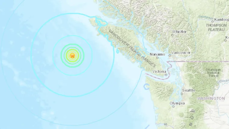 Četiri potresa u vodama kod Kanade: Zasad nema opasnosti od tsunamija