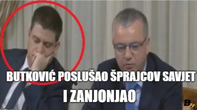 Butković poslu&scaron;ao &Scaron;prajcov savjet i 'ubio oko' na sjednici Vlade dok je slu&scaron;ao izvje&scaron;će o Agrokoru