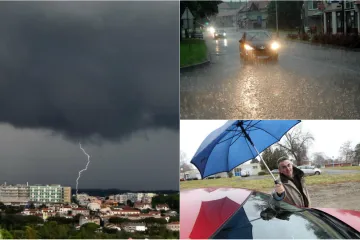 Prijeti olujno jugo, rekordne količine ki&scaron;e, a u Dalmaciji i poplavljene rive