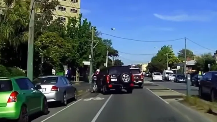 &Scaron;okantan video: "Namjerno udario biciklista terencem i okrivio njega za nesreću"