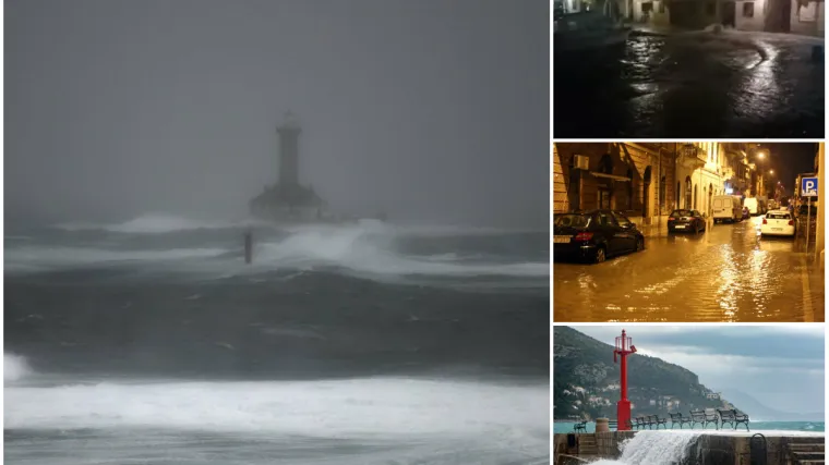 U &Scaron;ibeniku se čule detonacije, potop u Rijeci i Hvaru, pogledajte snimke