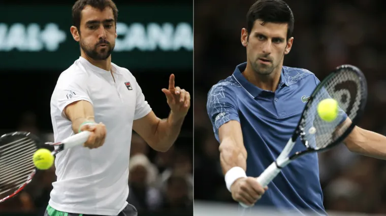 ATP Pariz: Čilić protiv Đokovića odigrao ravnopravan dvoboj, no propustio prilike u trećem setu