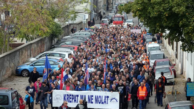 Zavr&scaron;io prosvjed radnika 3. maja: 'Ne želimo biti jo&scaron; jedna žrtva hrvatske privatizacije'