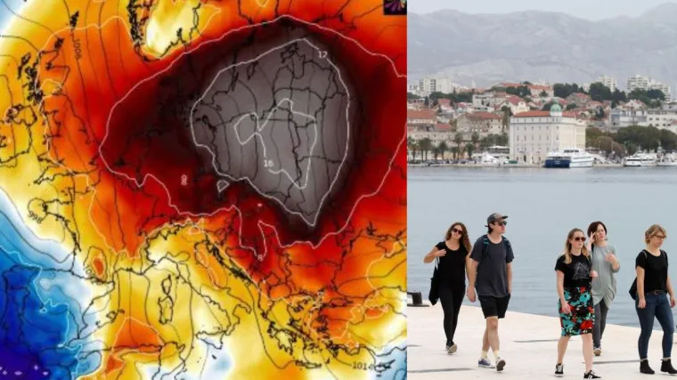 Toplinski val u ovom dijelu Europe ne posustaje, temperature će biti i za 16&deg;C vi&scaron;e od prosjeka