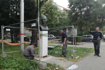 Iz Splita osudili vandalizam i divljaštvo, radnici vraćaju spomenik Končara na mjesto