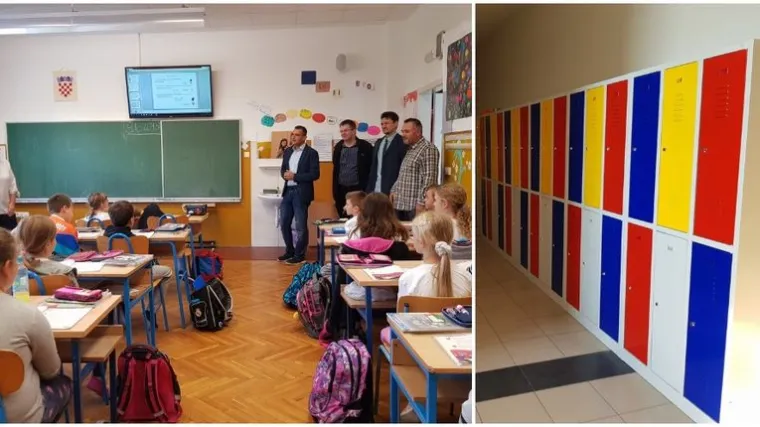 U ovoj se &scaron;koli kontinurano povećava broj učenika, njih 386 dobilo garderobne ormariće