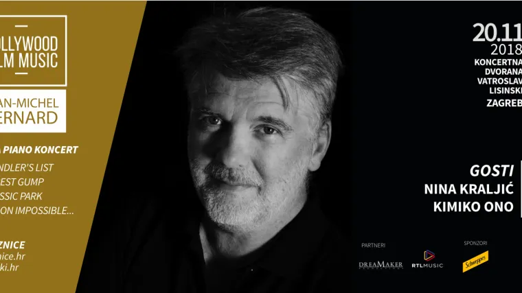 Ne propustite koncert nagrađivanog francuskog pijanista i skladatelja Jeana-Michela Bernarda