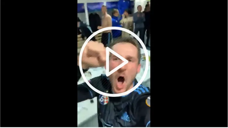 Ludilo u svlačionici: Dinamovci slavili pobjedu uz omiljeni hit Zdravka Mamića