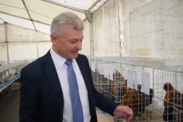 Saborski zastupnik Branko Hrg uzgajivač je kokoši pasmine Križevačka kukmica