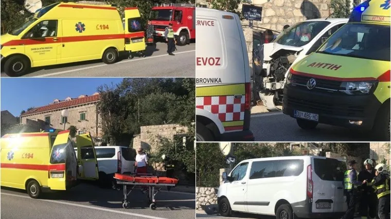 Kombi pun djece zabio se u zid u Zatonu: Dvoje u životnoj opasnosti