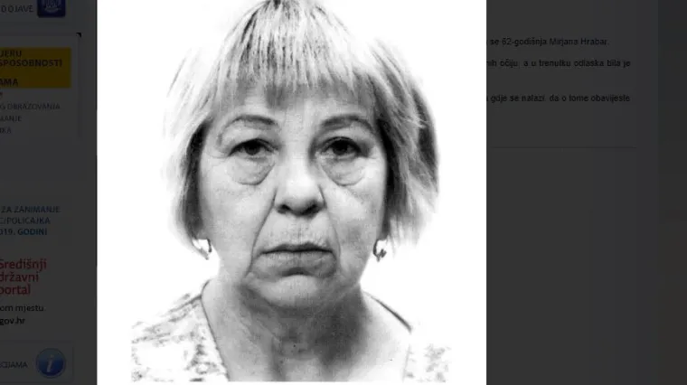 Starija gospođa oti&scaron;la iz kuće u nepoznatom smjeru i od tada nije viđena
