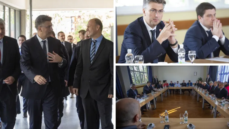 Plenković posjetio 3. maj: Cilj Vlade je naći održivo rje&scaron;enje, tražimo ga cijelo vrijeme'