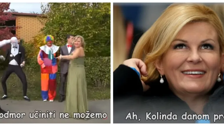 Ruskinja opjevala Kolindu: 'Nježno ćemo se maziti na ki&scaron;i uz klaunove'