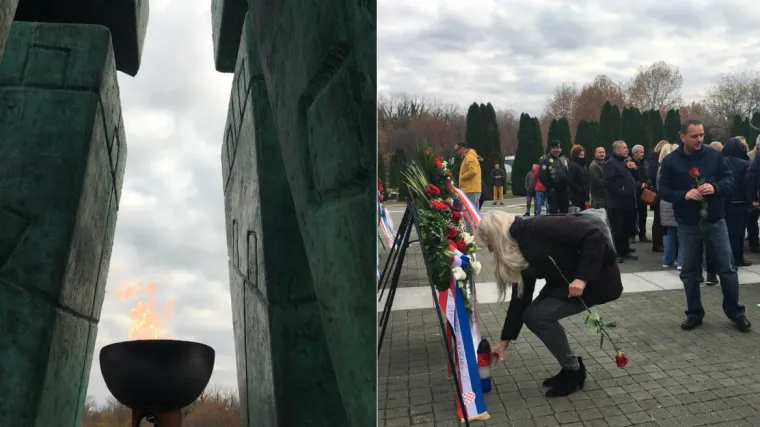 Na memorijalnom groblju u Vukovaru položeni vijenci za nestale: 'Ne gubimo nadu da ćemo ih naći...'