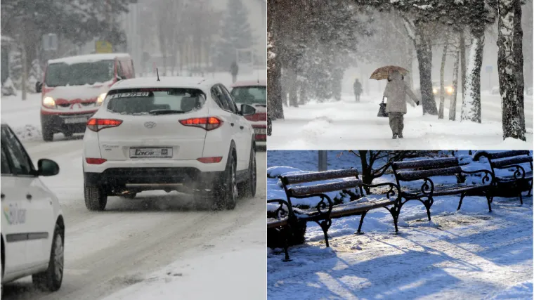 Jutra će biti u minusu, snijeg će padati i u nizinama, a u gorju će ga biti 20 cm