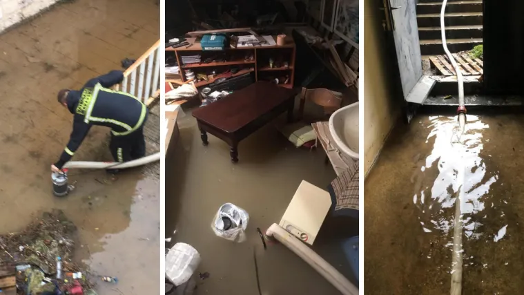 Potop u Makarskoj: Palo 118 litara ki&scaron;e, vatrogasci ispumpavaju vodu iz garaža i podruma